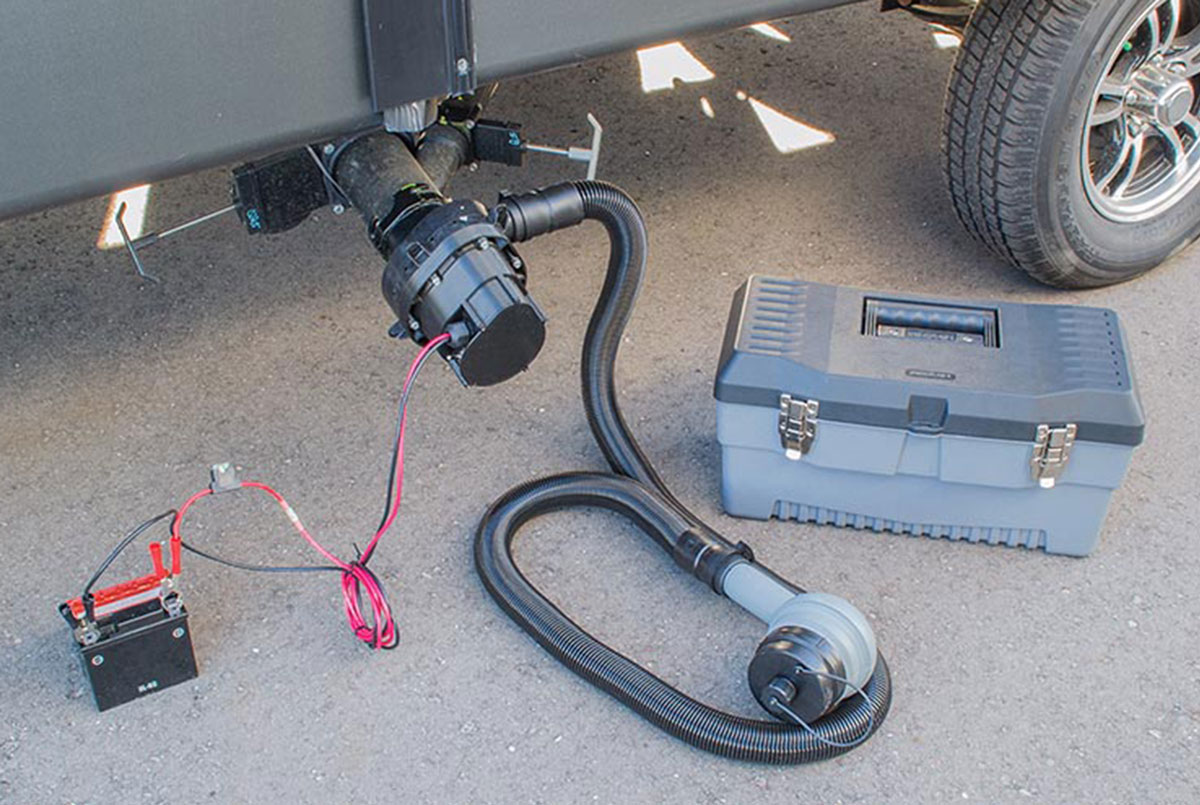 Another method for dumping holding tanks