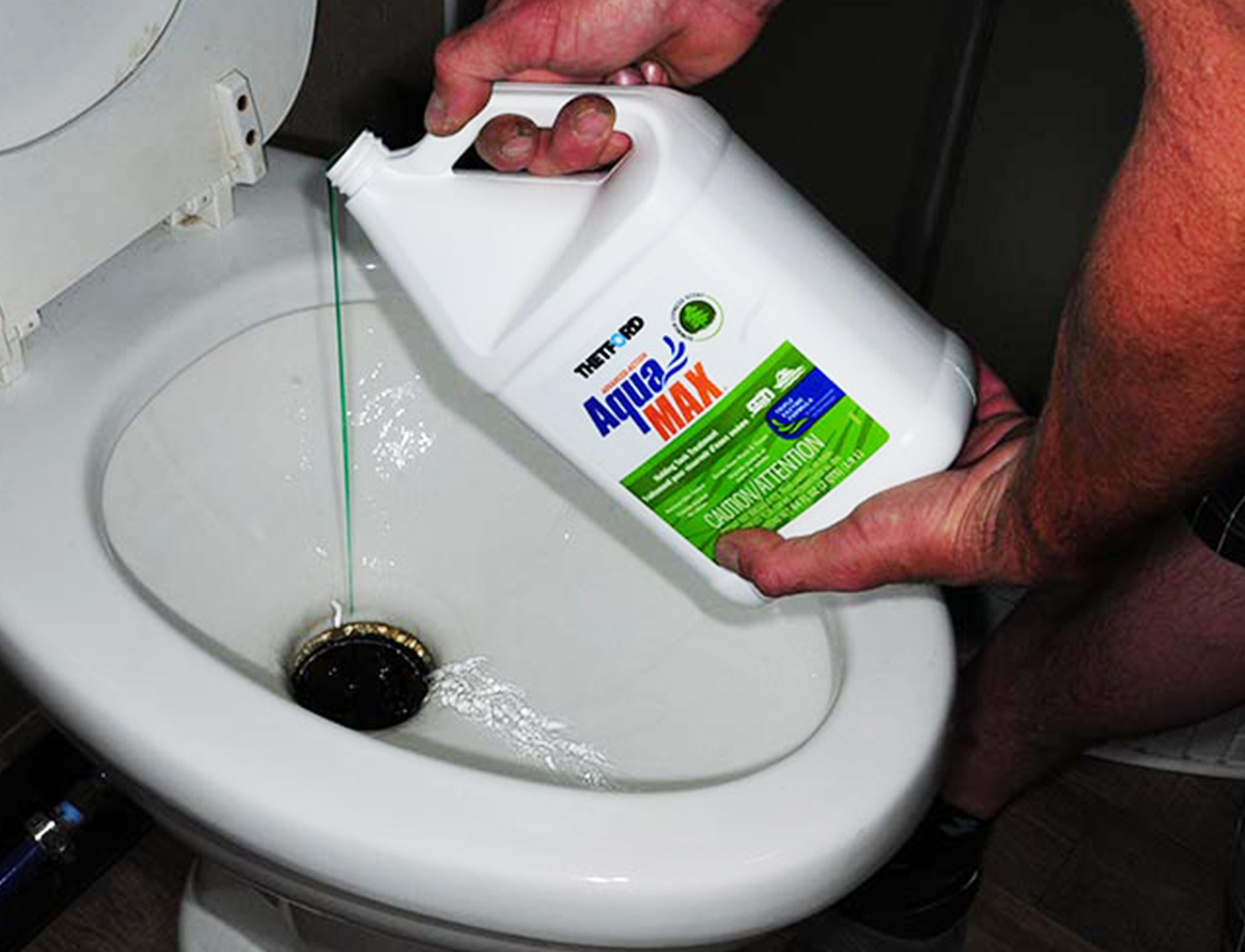 Adding chemicals to your holding tank(s) will reduce odors substantially and break down