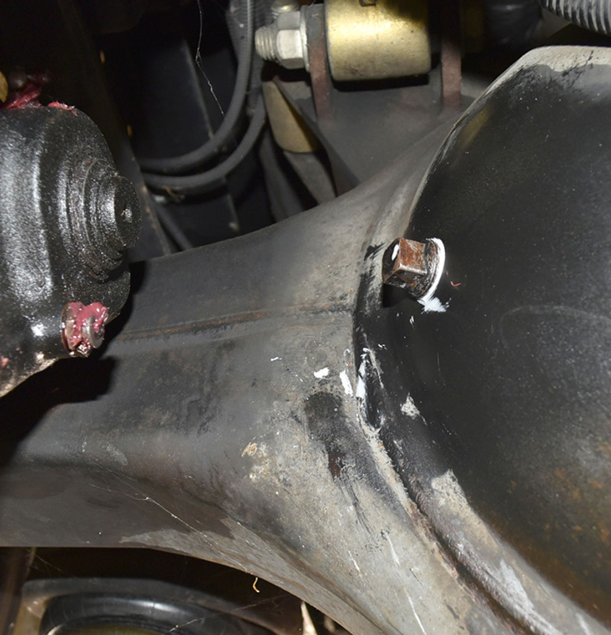 After cleaning the magnetic fill hole plug