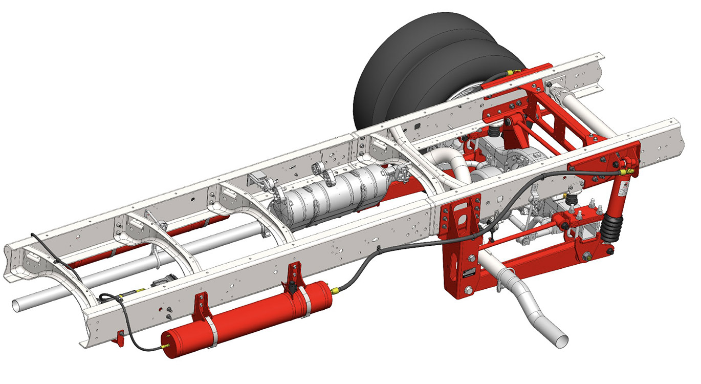 typical placement of the LiquidSpring