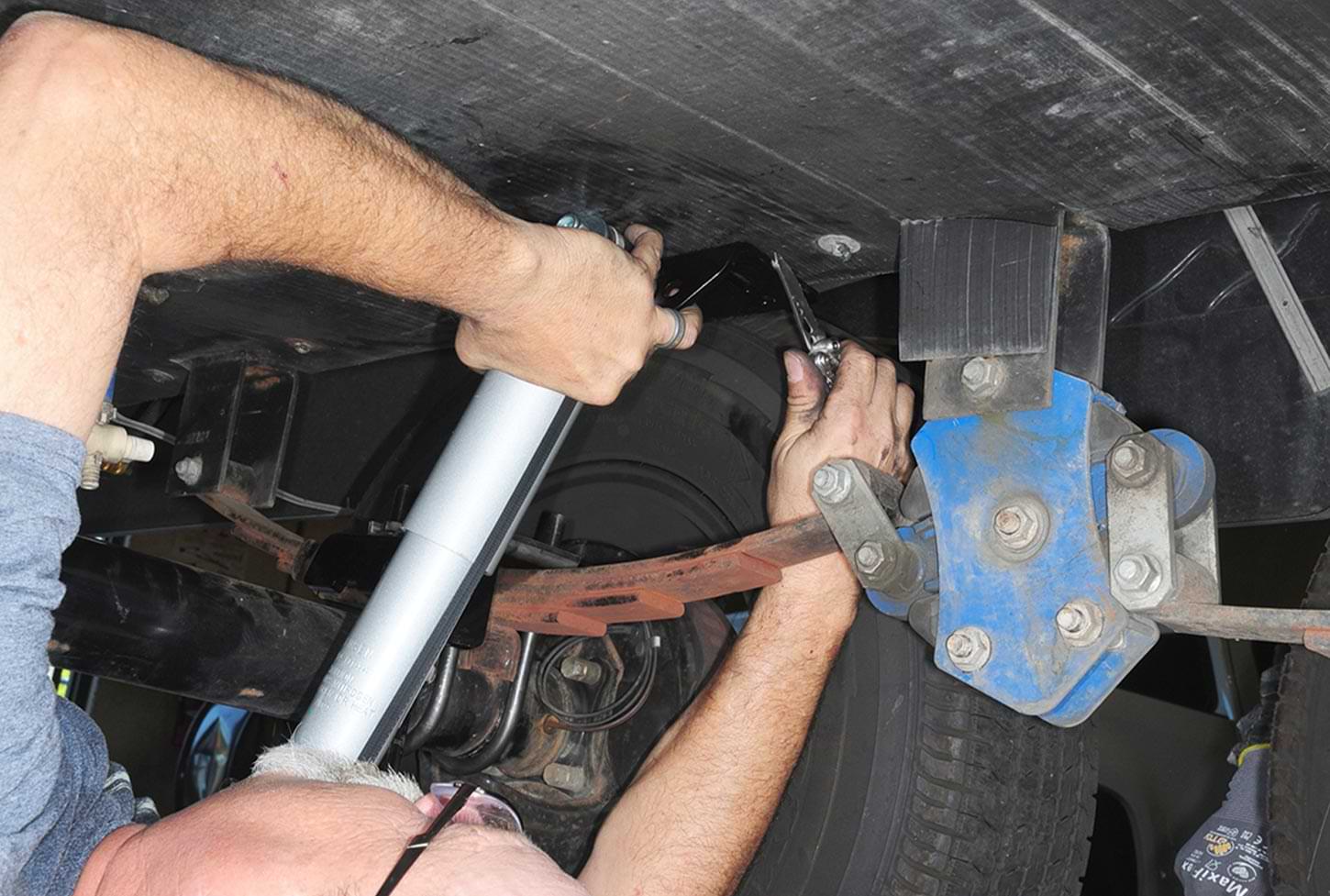 the proper positioning of the frame bracket is marked