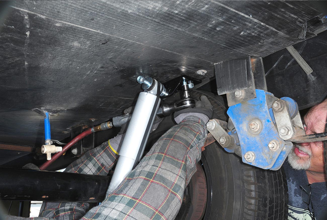 self-tapping bolts were used to mount the frame brackets