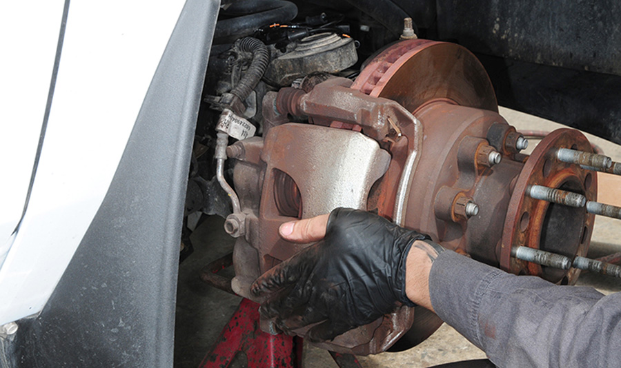 Finishing the brakes