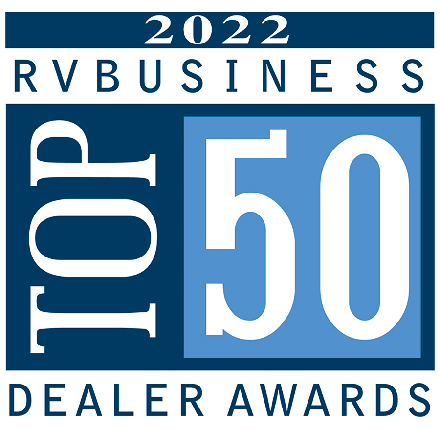 RVBusiness Top 50 Dealer Awards 2022 logo