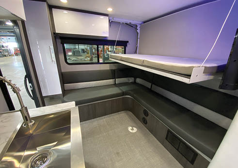 Interior of O-V-R RV