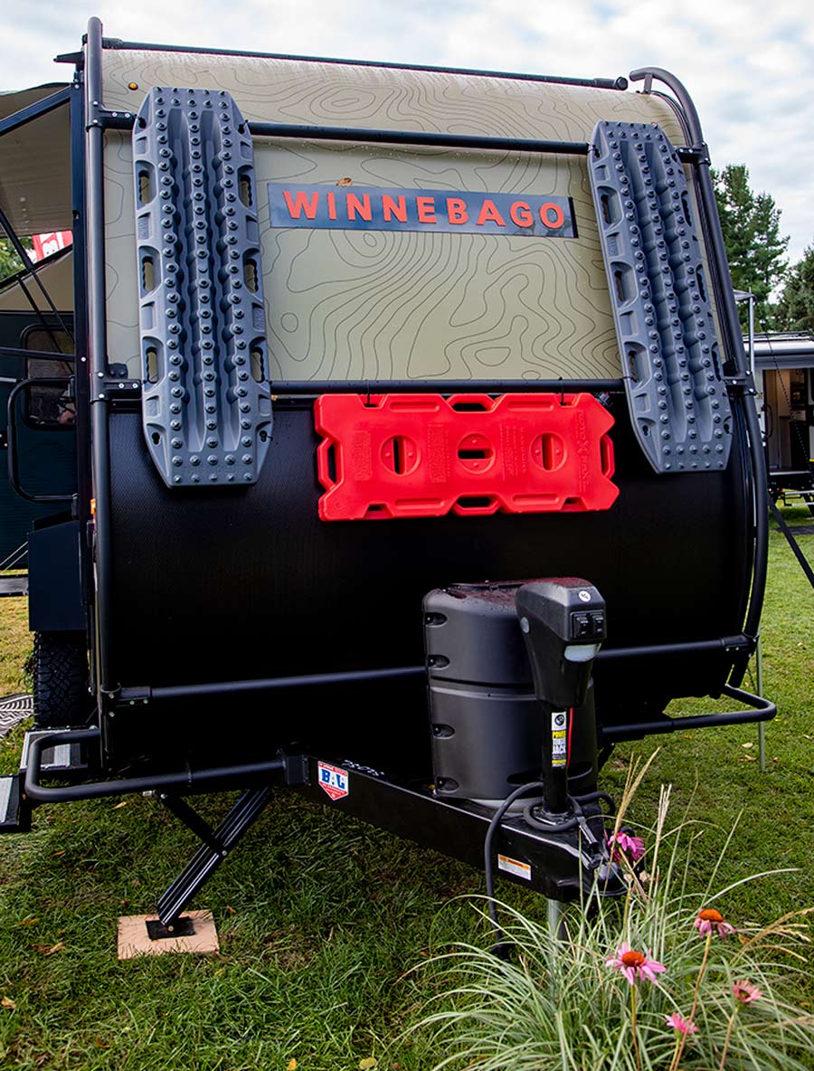 front cap of the HIKE 100 FLX Overland Concept