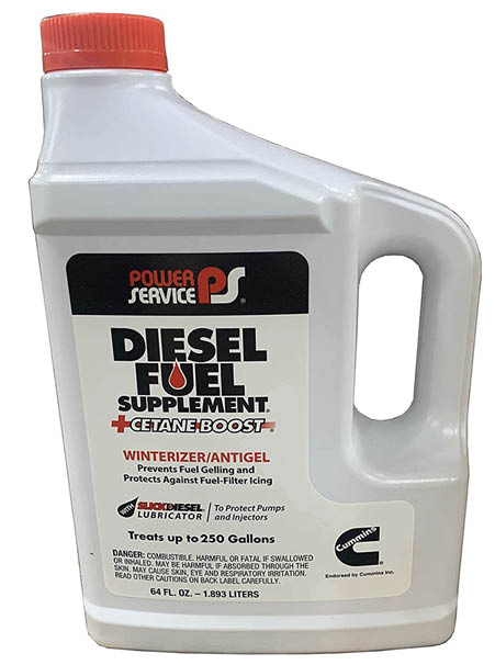 Jug of Power Service Diesel Fuel Supplement