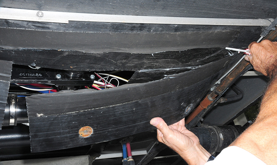 Making the dump valves accessible without having to cut the underbelly will reduce repair time and costs.