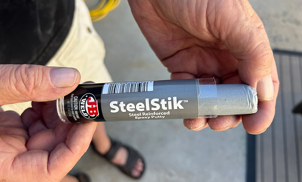 a Steel Stik by JB Weld
