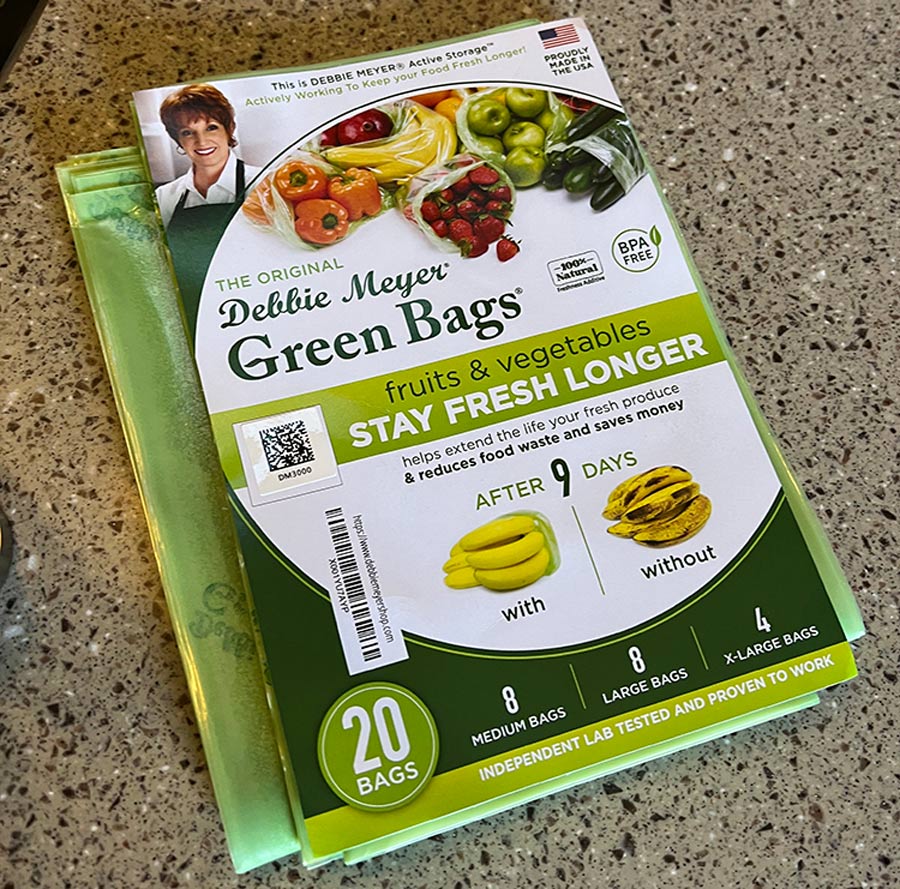 box of Debbie Meyer green bags