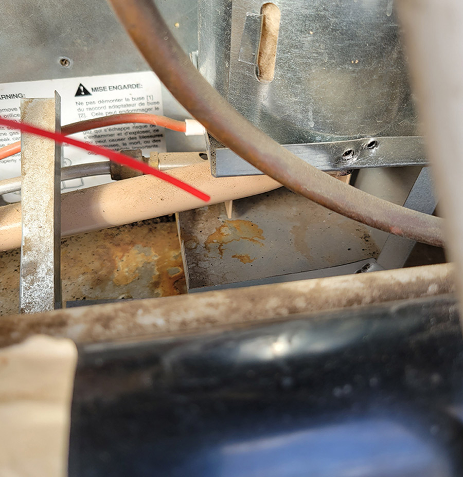 Compressed gas used in rv cables
