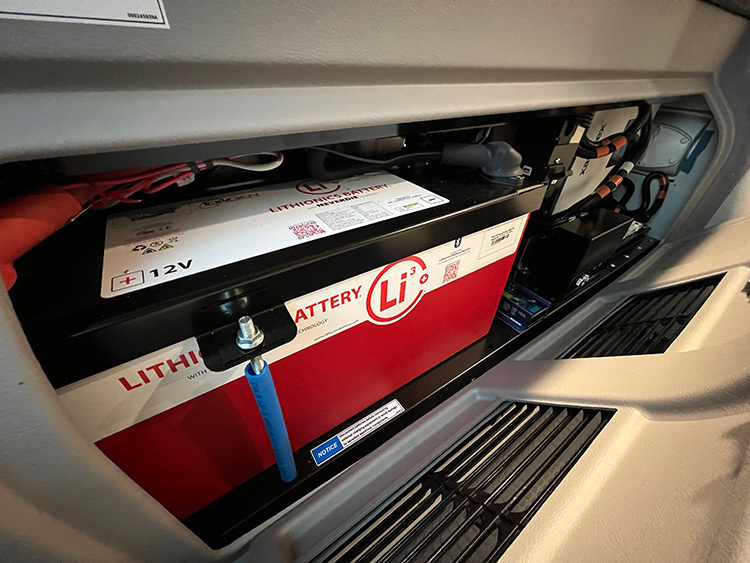large red lithium battery