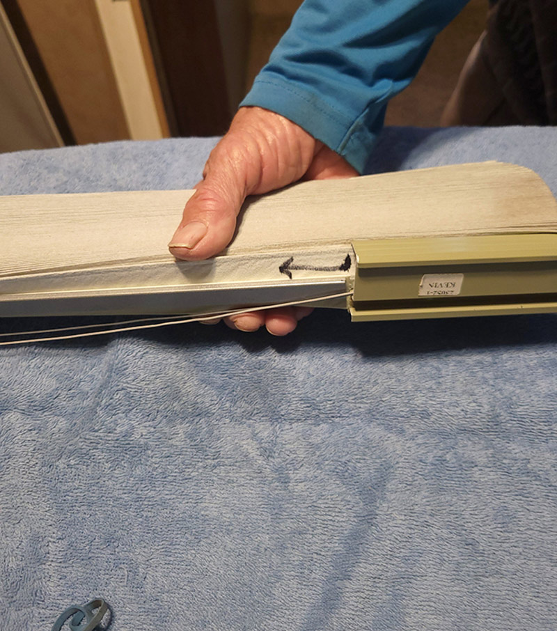 Reinstalling headrail