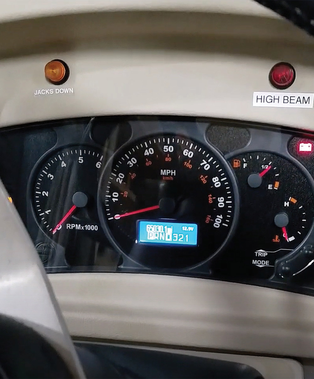 New LCD in speedometer