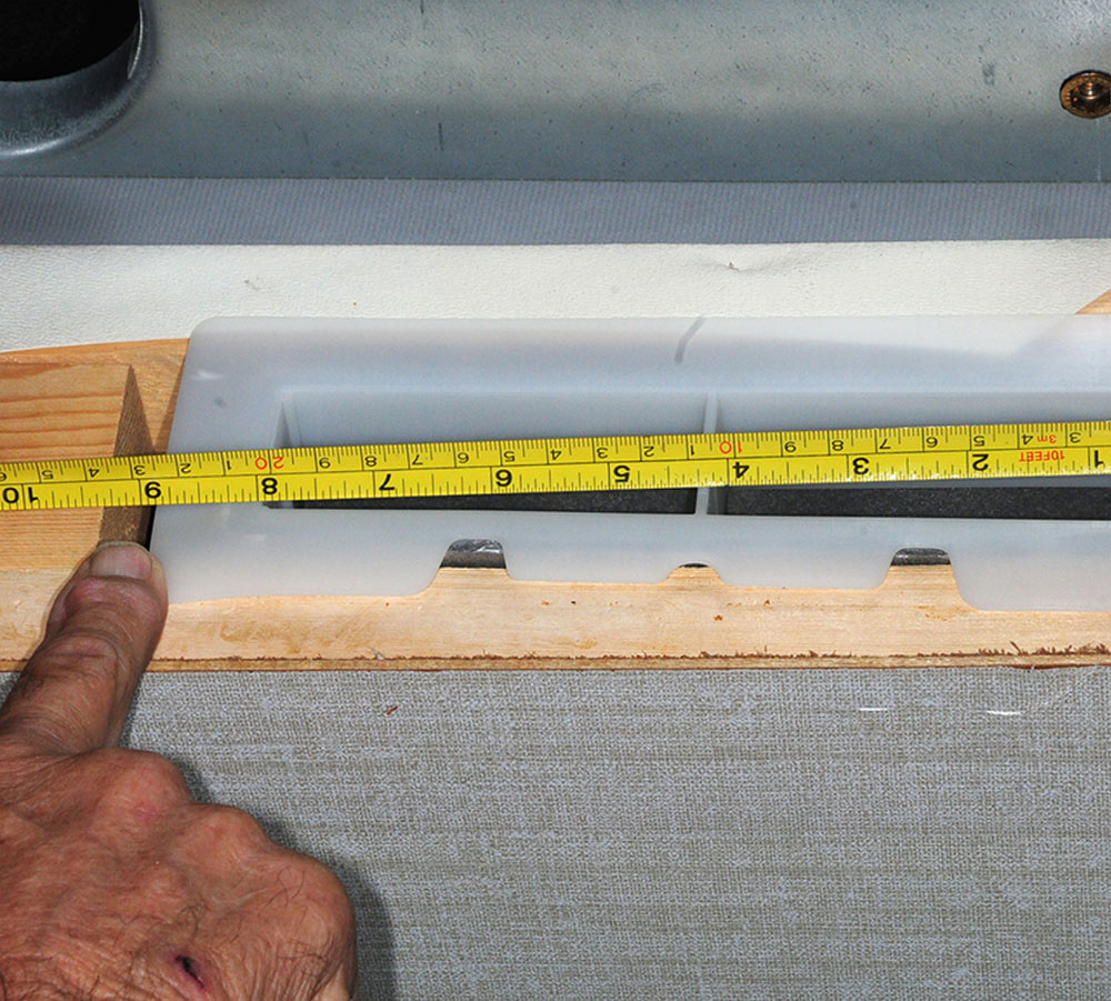 Measuring duct insert dimensions