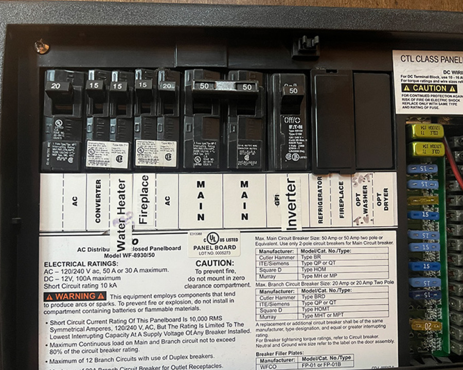 power distribution panel