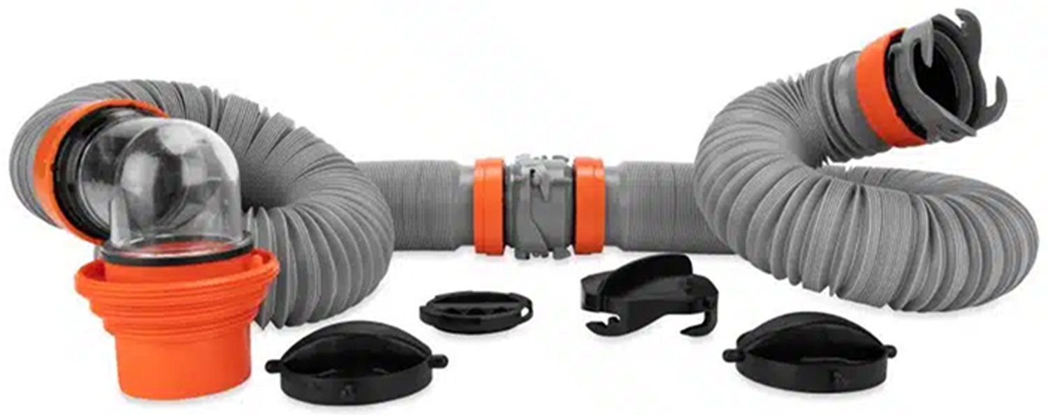 the Rhino X maximum compression 20-foot RV sewer hose kit