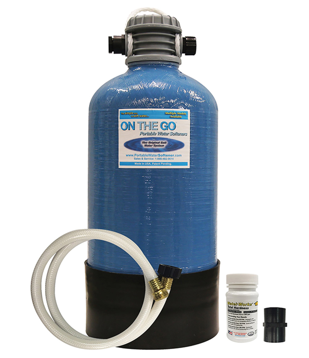 "ON THE GO" soft-water tank
