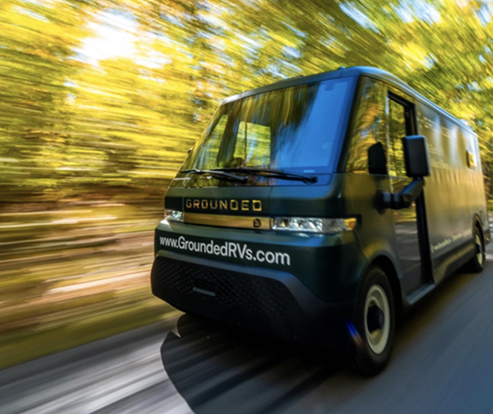 the Grounded G2 driving down a highway