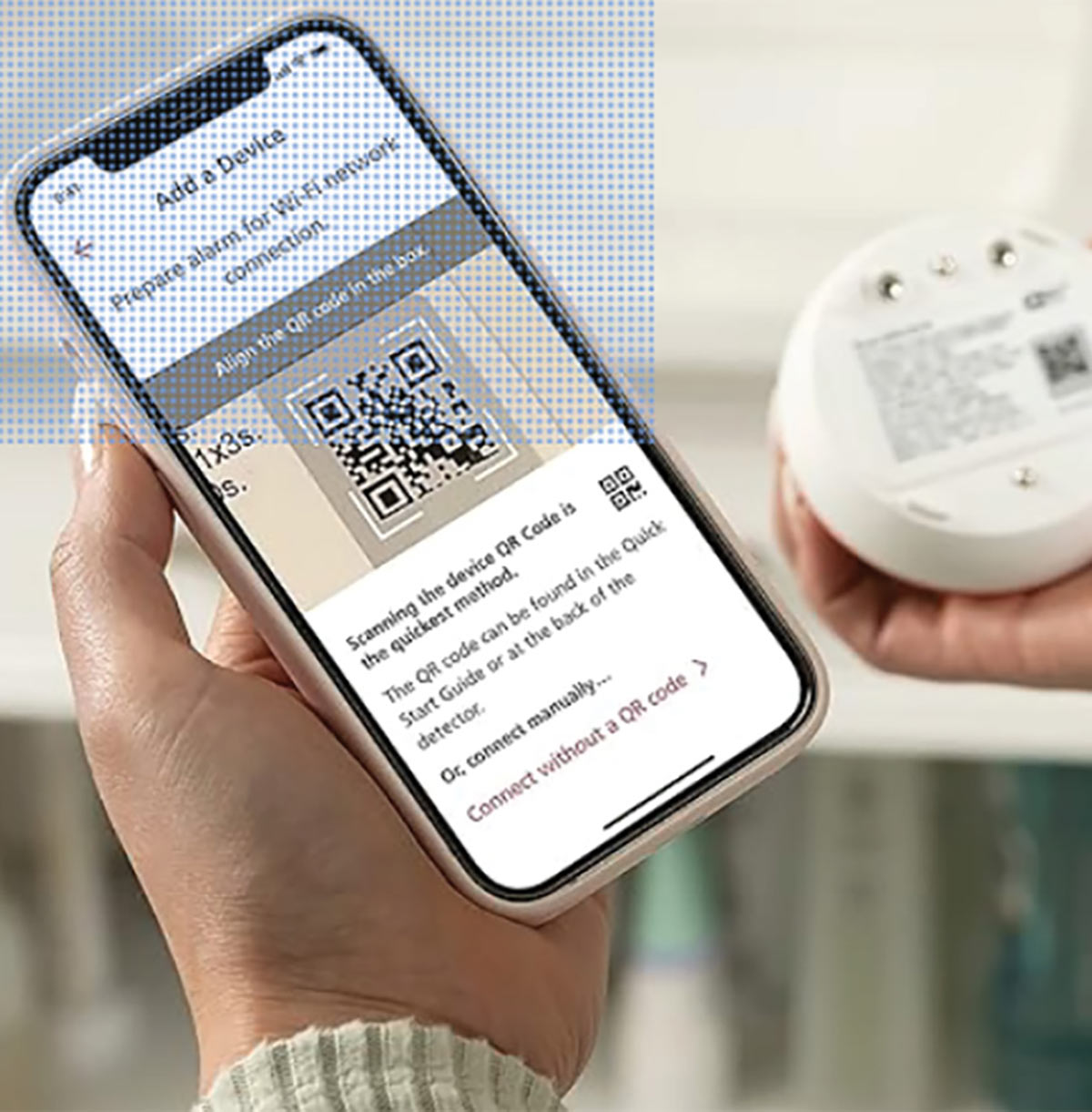 the smartphone app that connects to the Kidde freeze and water detector on wifi