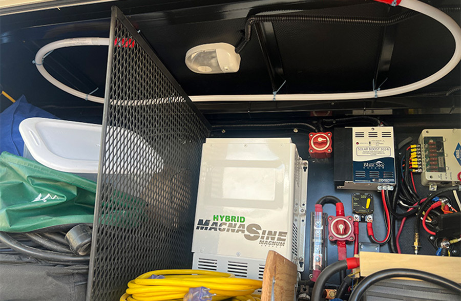 devices installed in RV