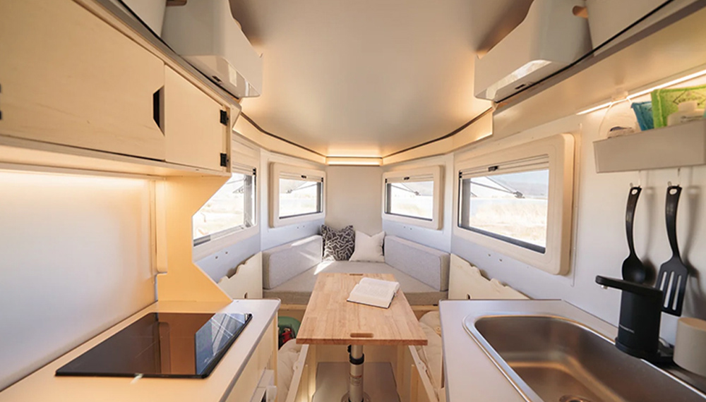 interior view of the new P21 trailer